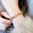 Color Zircon Pearl Bracelet