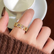 Color Sugar Cube Open Ring