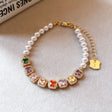 Color Zircon Pearl Bracelet
