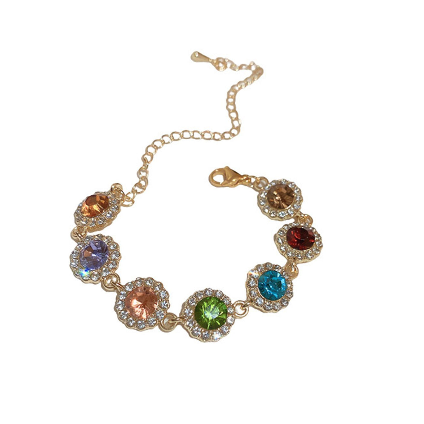 Rainbow Crystal Bracelet