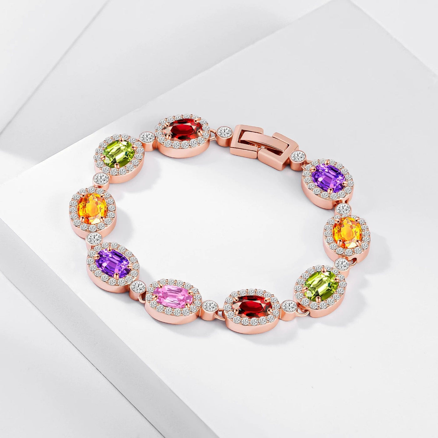 Color Crystal Zircon Bracelet