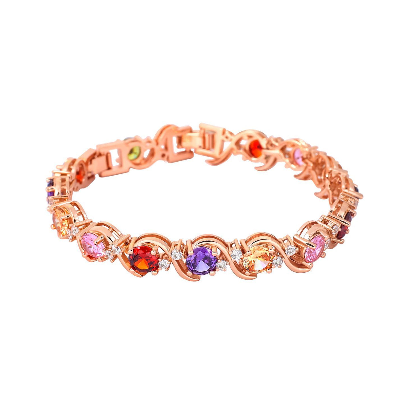Rose Gold Crystal Zircon Bracelet