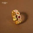 Color Sugar Cube Open Ring