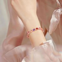 Rose Gold Crystal Zircon Bracelet