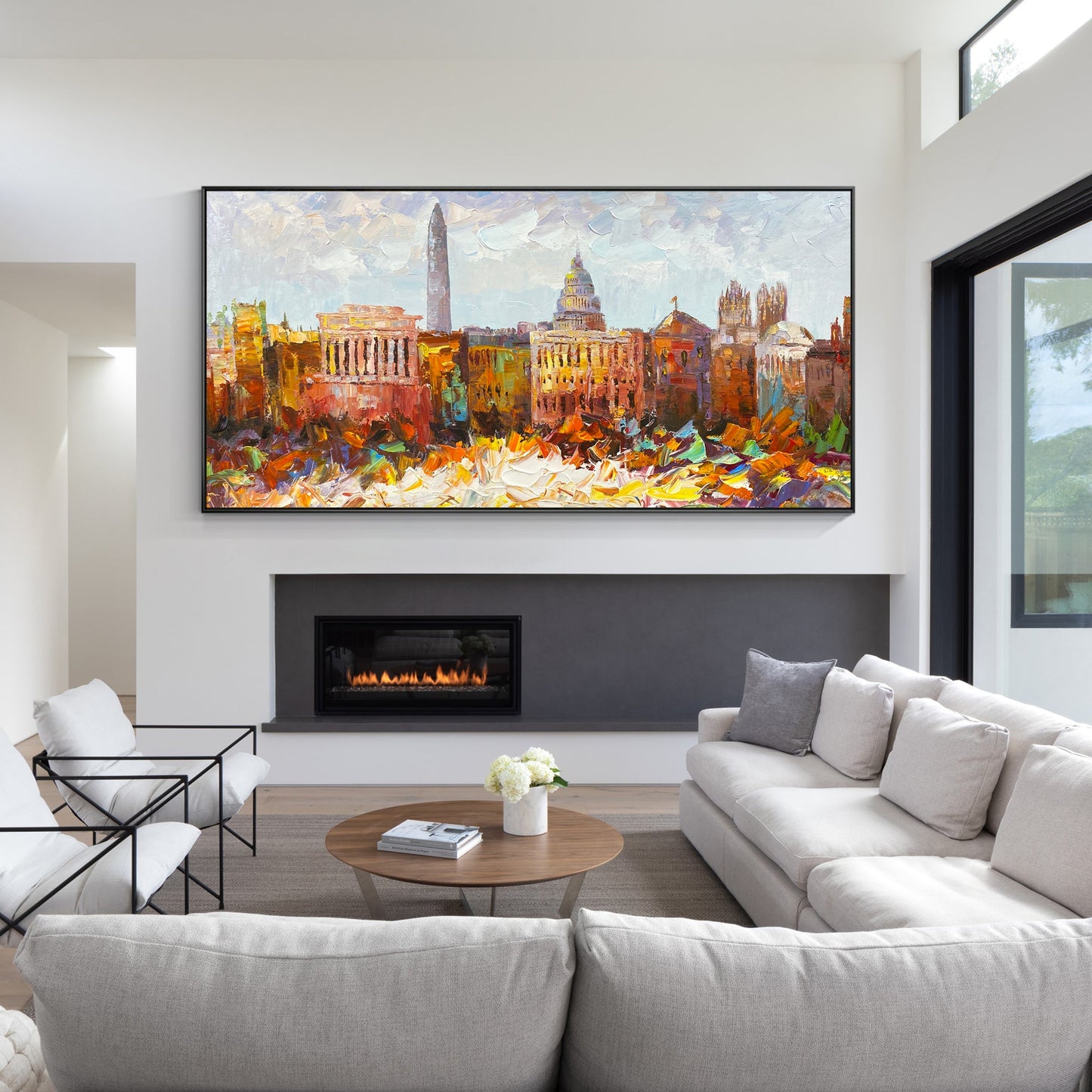 Washington skyline Art