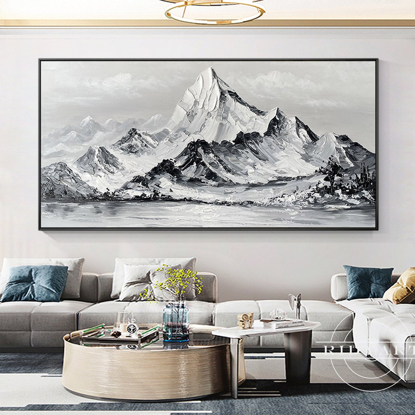 Mountain wall art _02