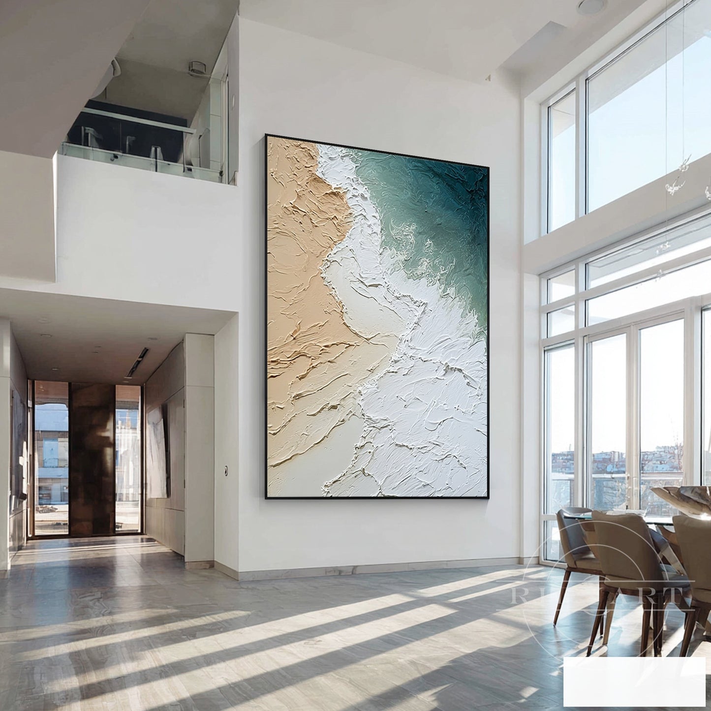 Abstract ocean wall art_7art826