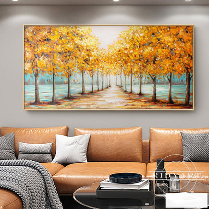 Gold Tree wall art