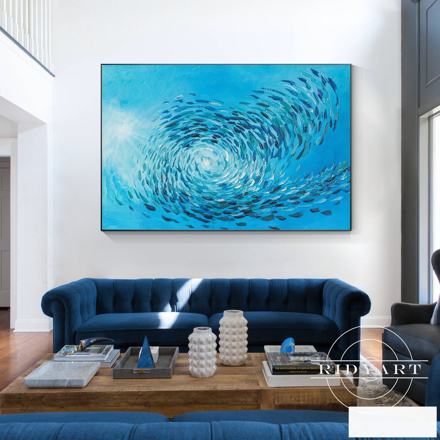 School fish wall art_X03