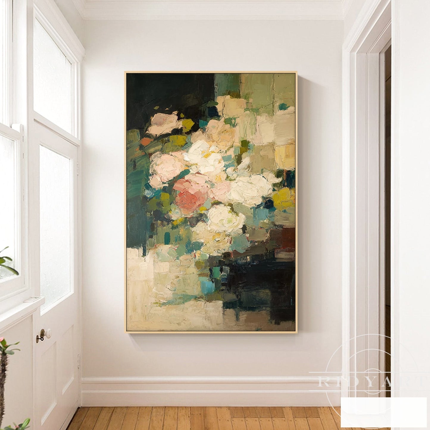 flower wall art_BA050