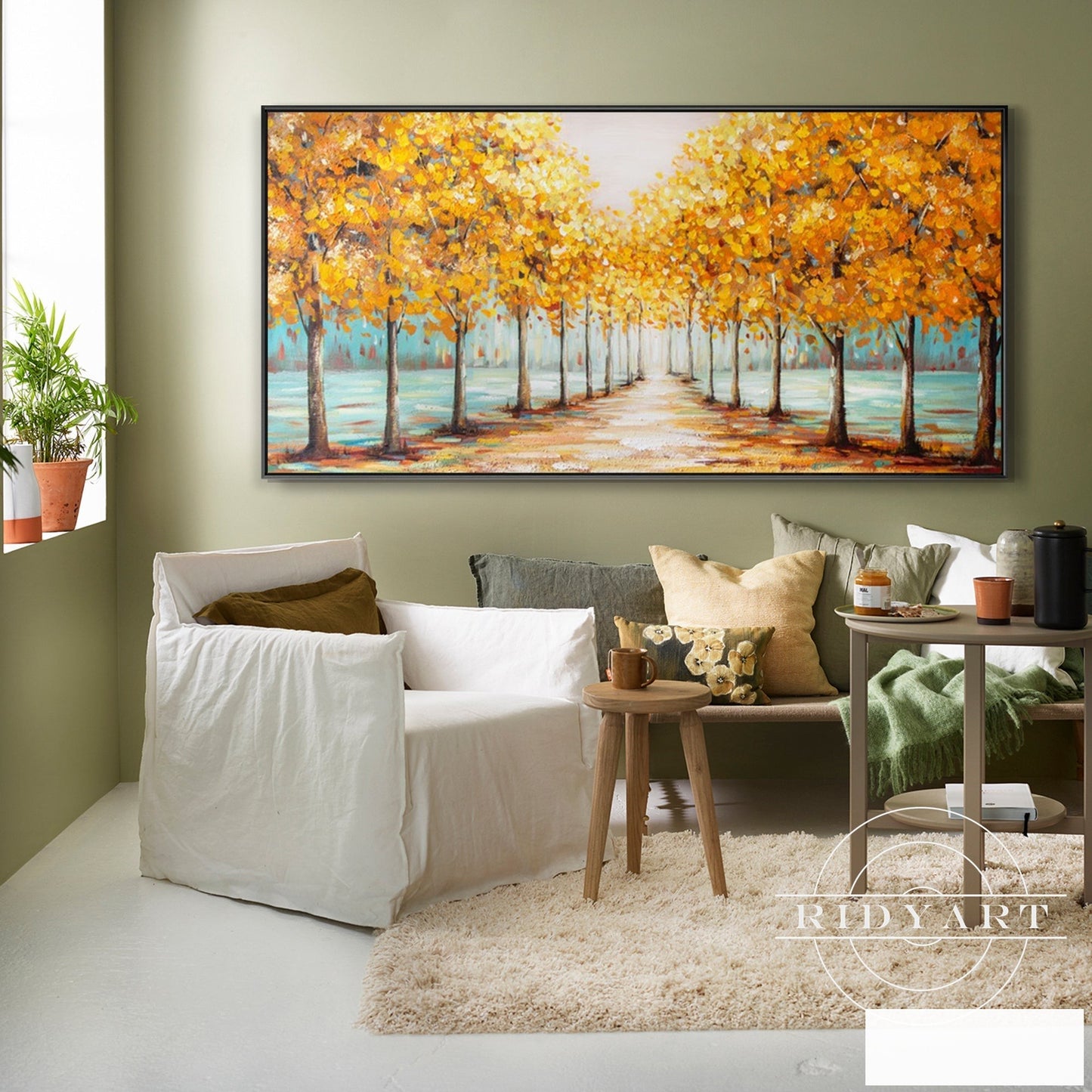 Gold Tree wall art