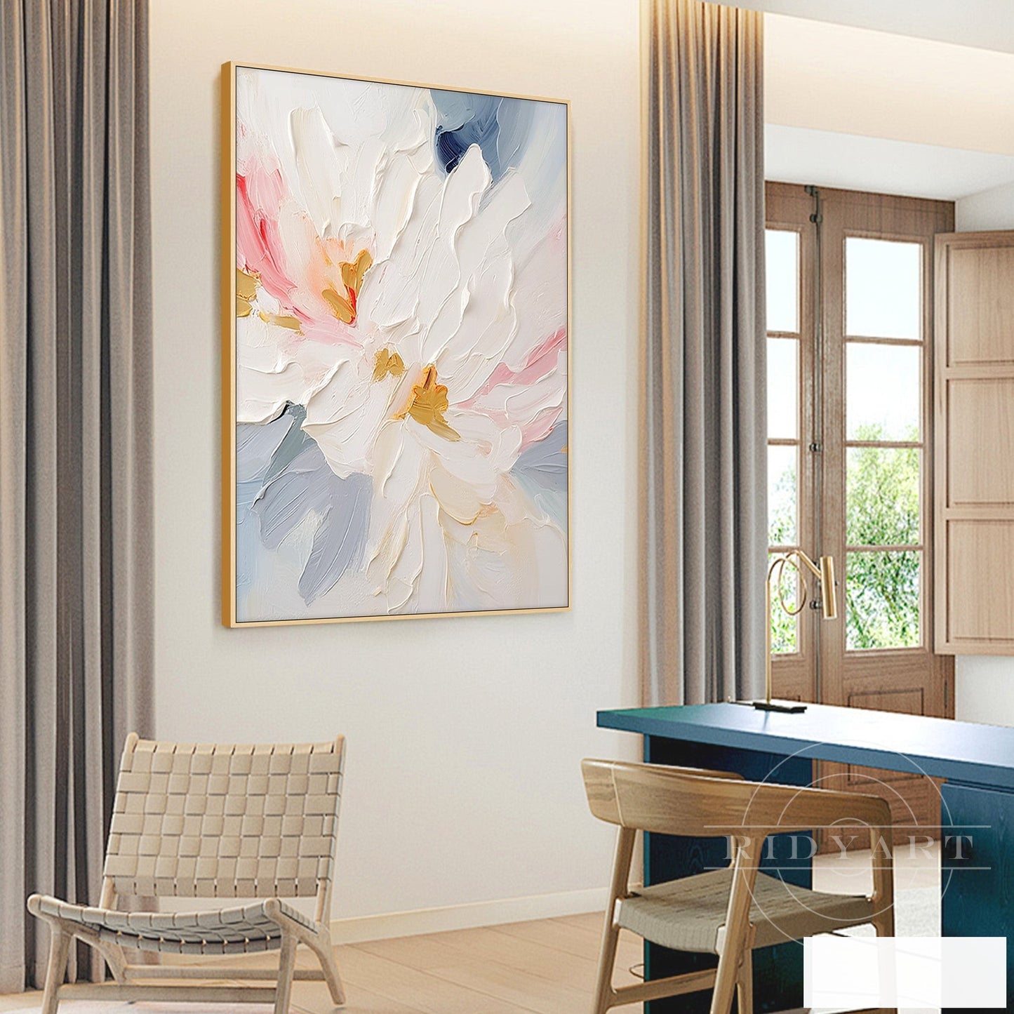 flower wall art_BAUS0909