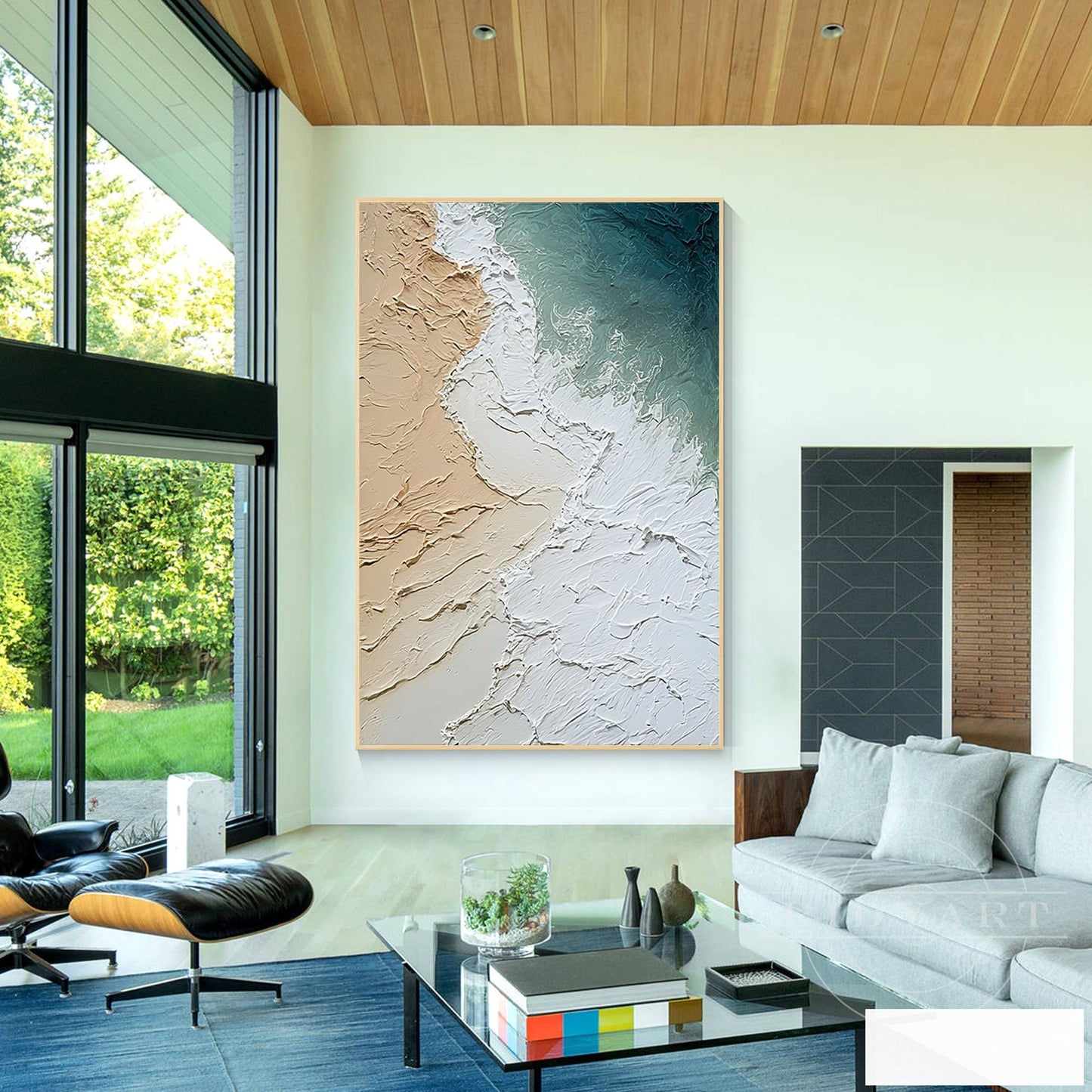 Abstract ocean wall art_7art826