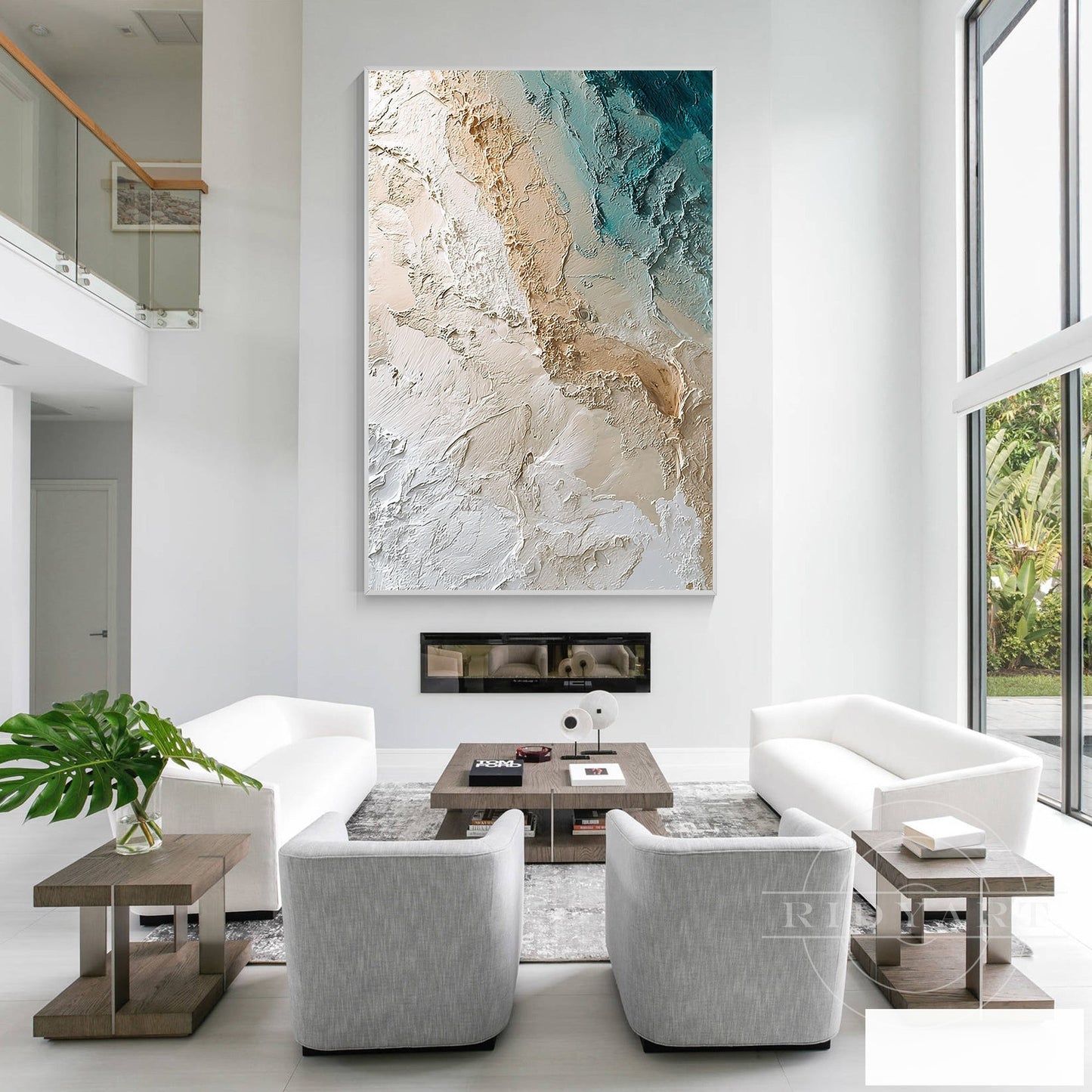 Abstract ocean wall art_7art827