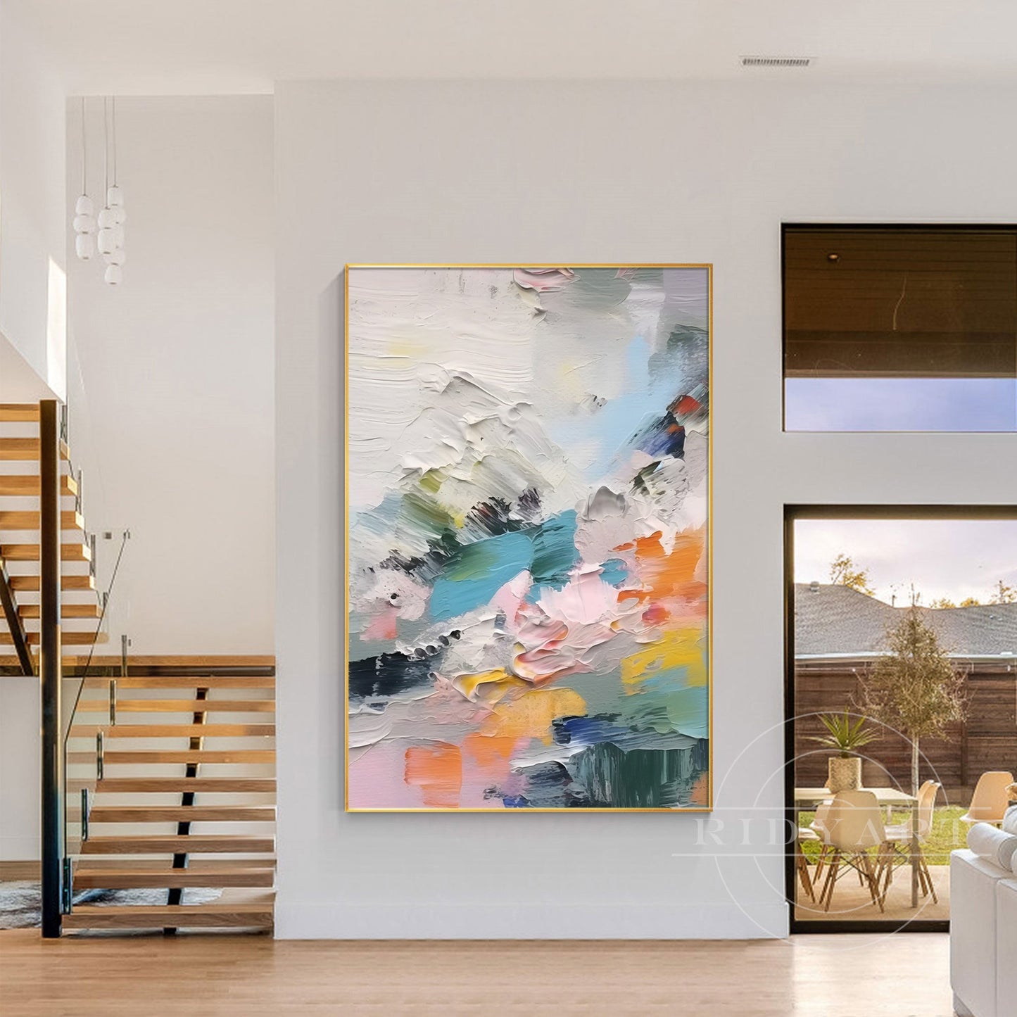 Pastel Abstract wall art