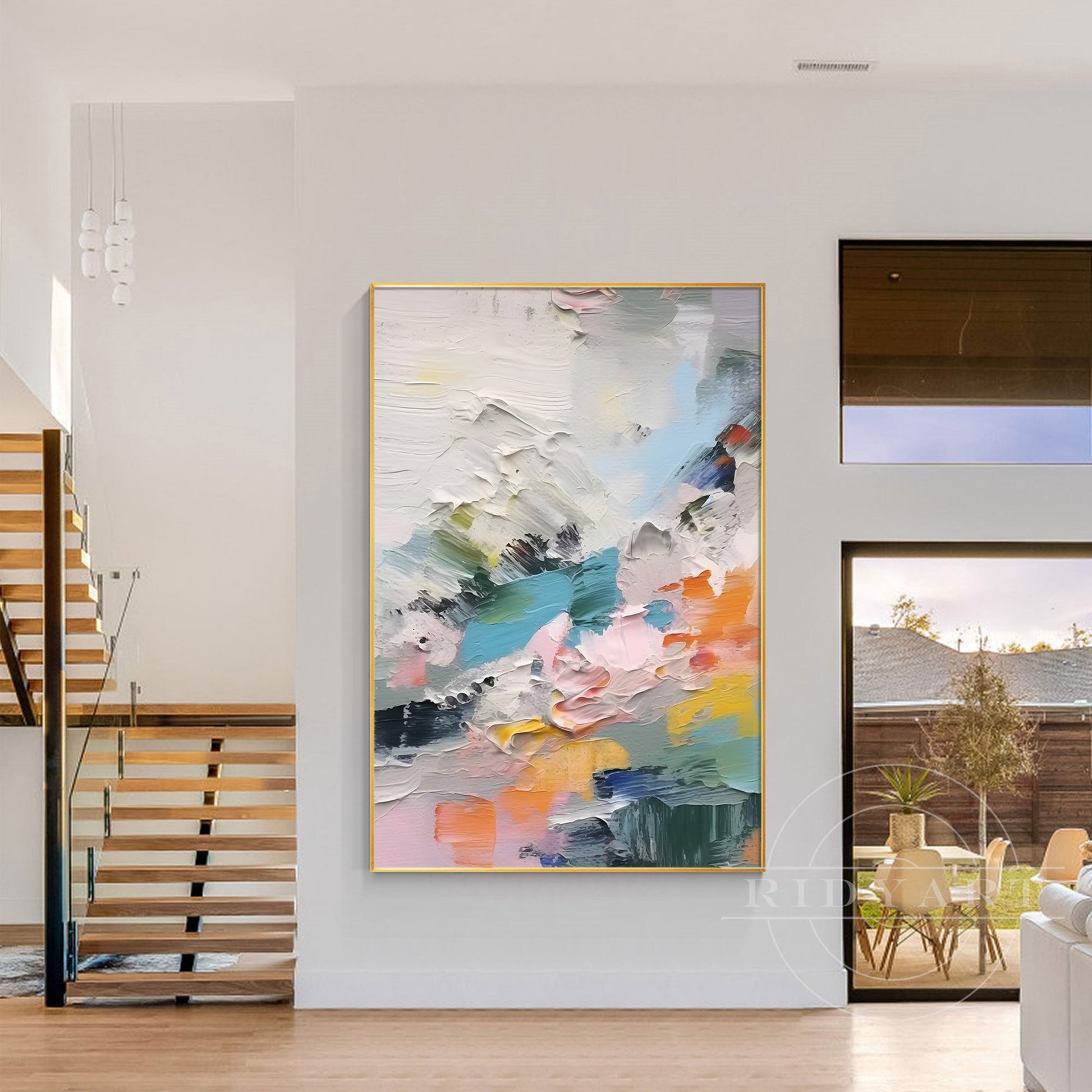 Pastel Abstract wall art