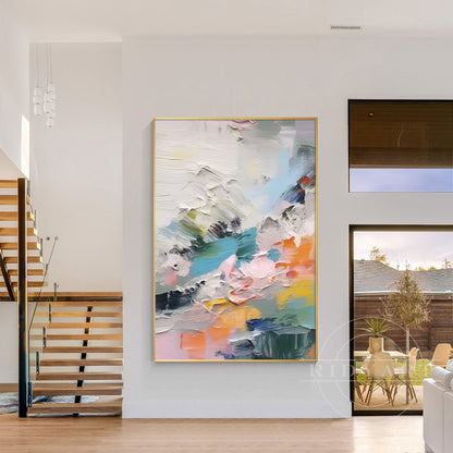 Pastel Abstract wall art