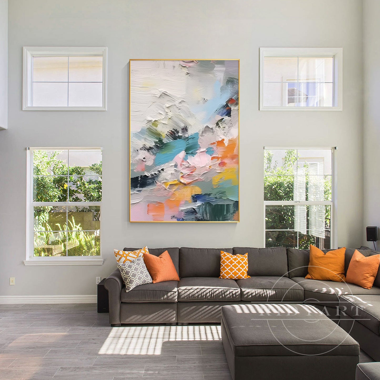Pastel Abstract wall art