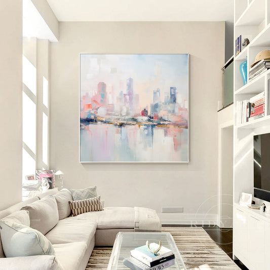 Abstract Cityscape Art