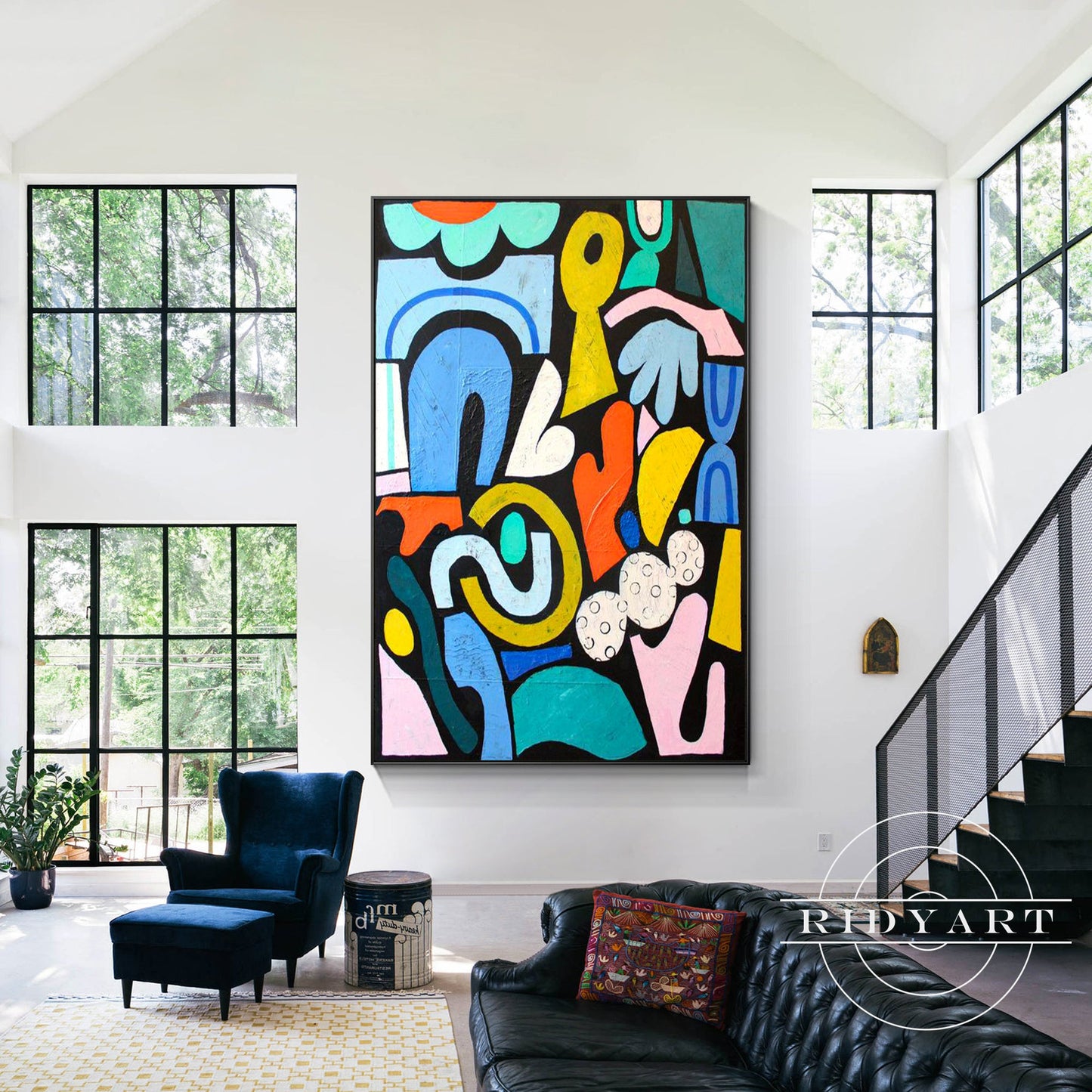 Colorful wall art