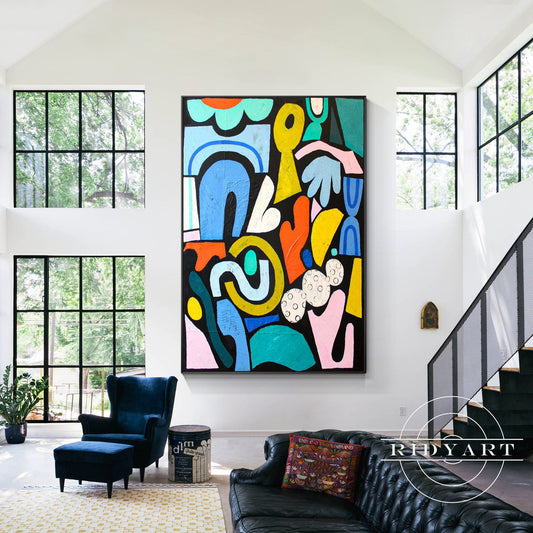 Colorful wall art