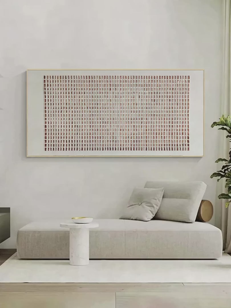 Green And White Textured Abstract Art Canvas Wabi Sabi Painting Green And White Minimalist Wall Art