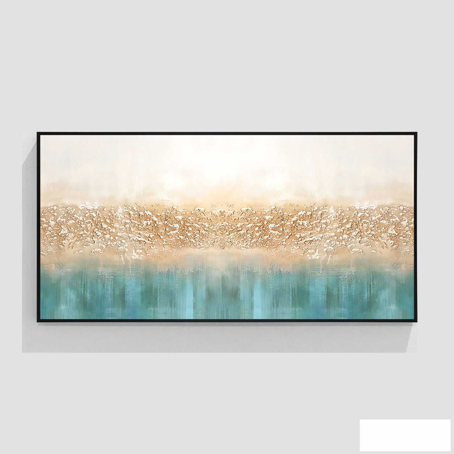 Abstract Teal Art
