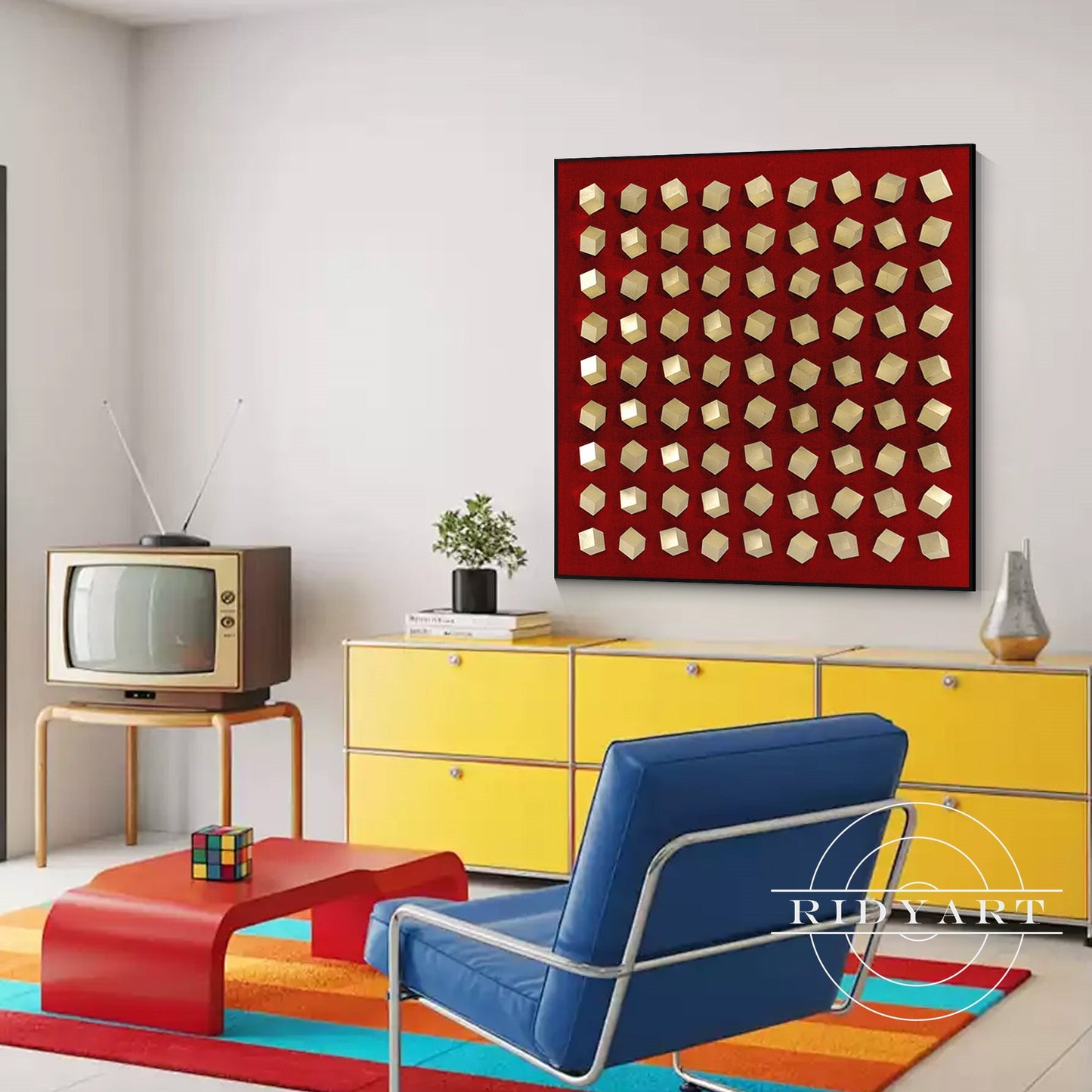 Wood wall art_7artfine054