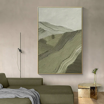 Sage Green Mountain wall art