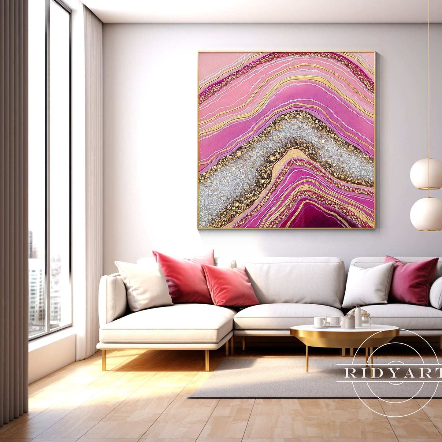Resin wall art _007