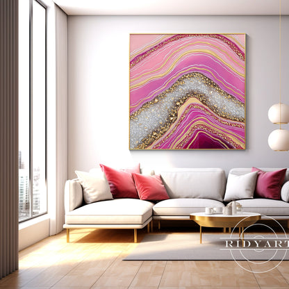 Resin wall art _007