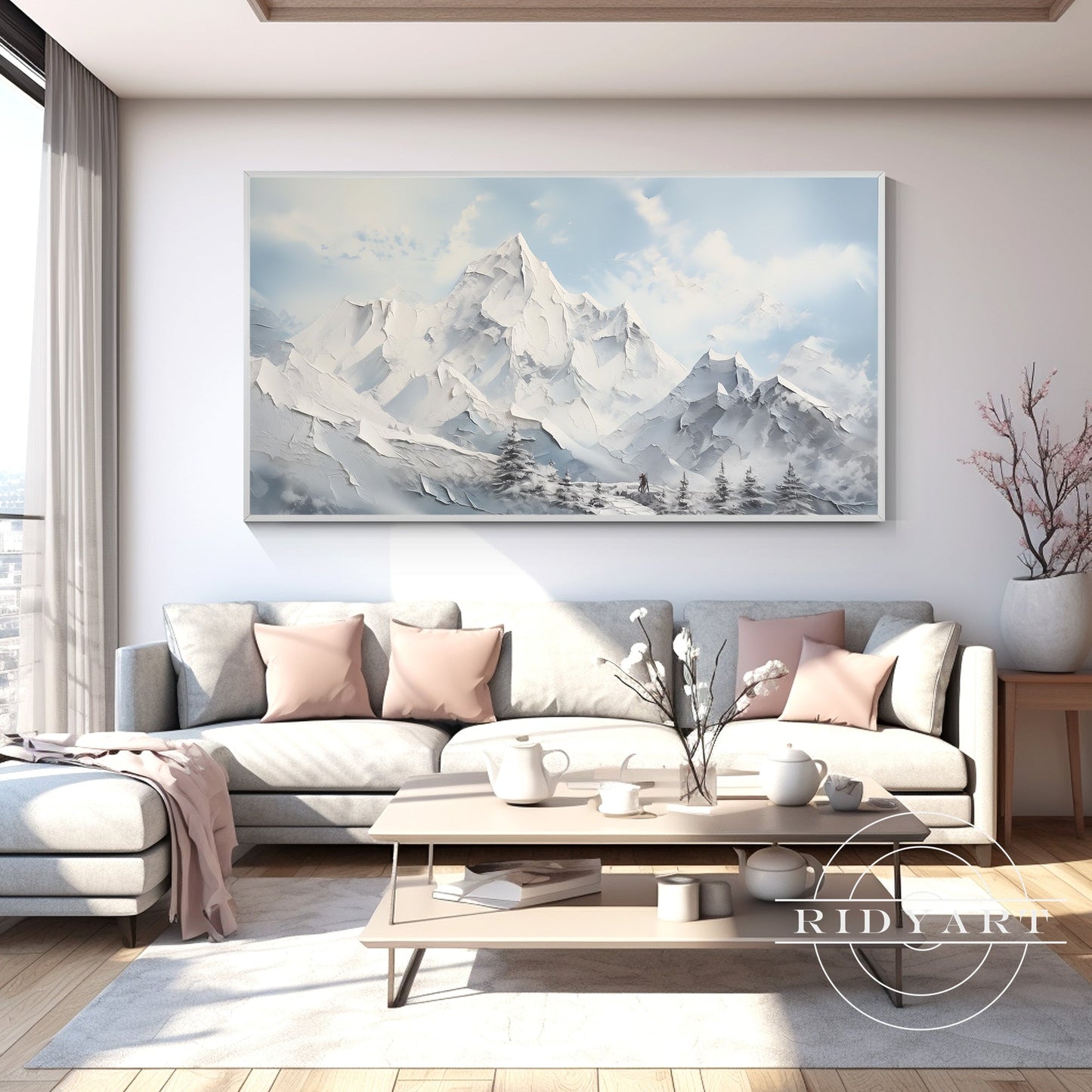 Mountain wall art _017