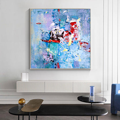 Abstract Colorful Textured Art
