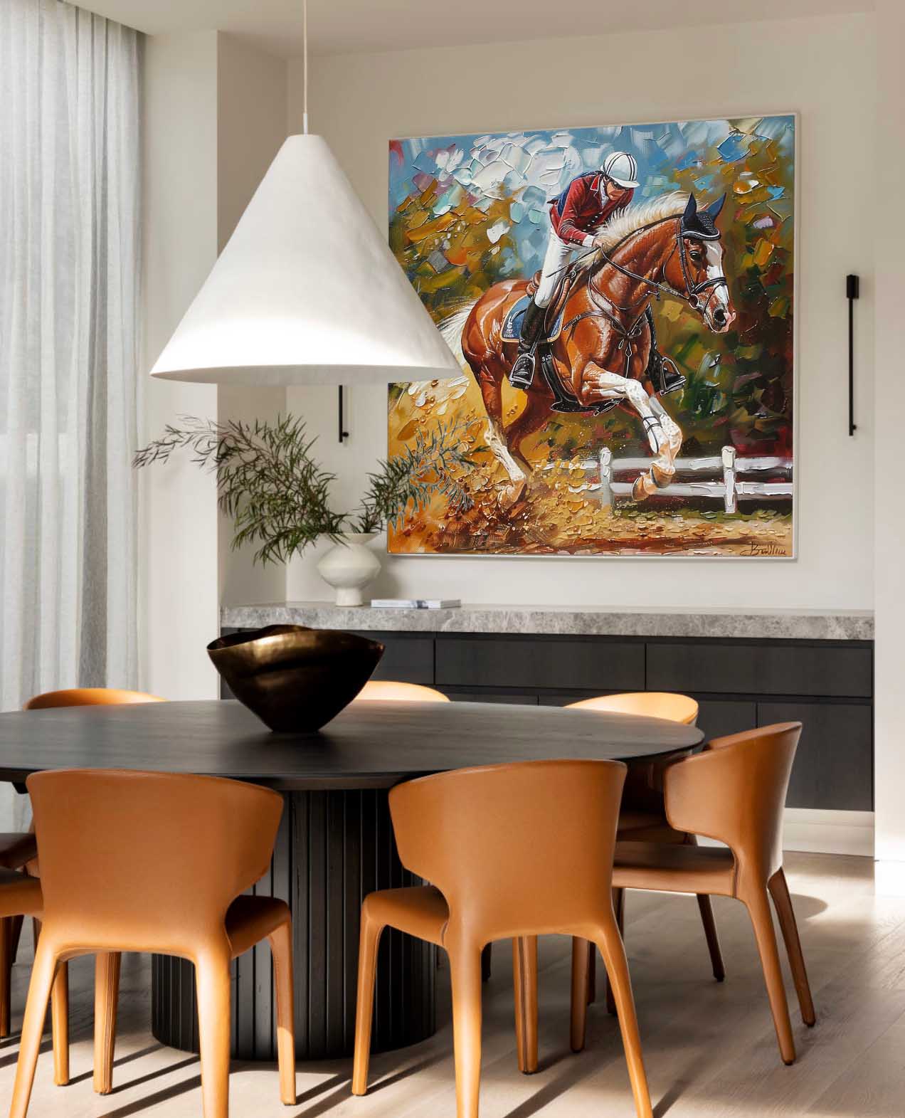 Contemporary Horse Art #HA013