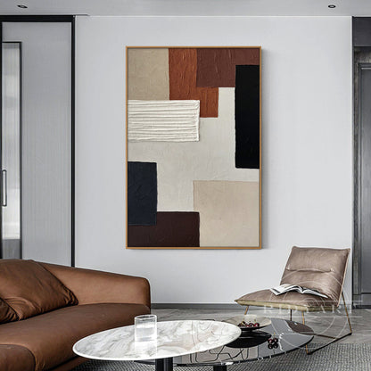 Abstract Brown Wall art_Baus01