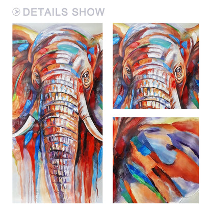 Colorful Elephant Painting