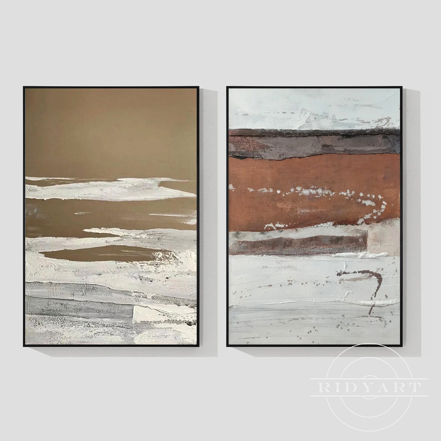 Set of 2 Abstract art_0663