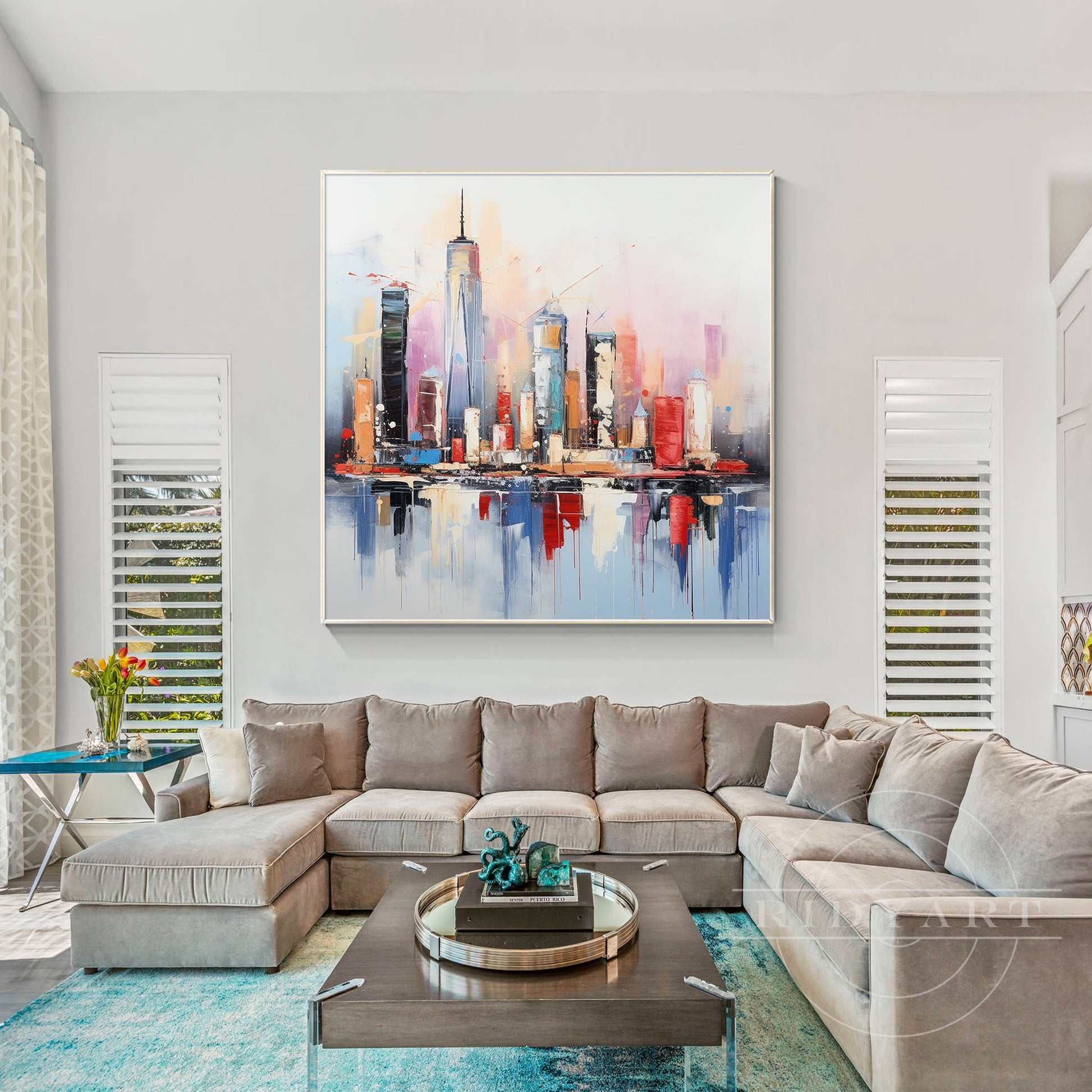 New York Skyline Painting_039
