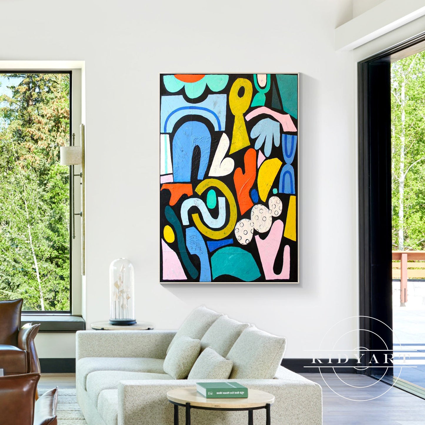 Colorful wall art