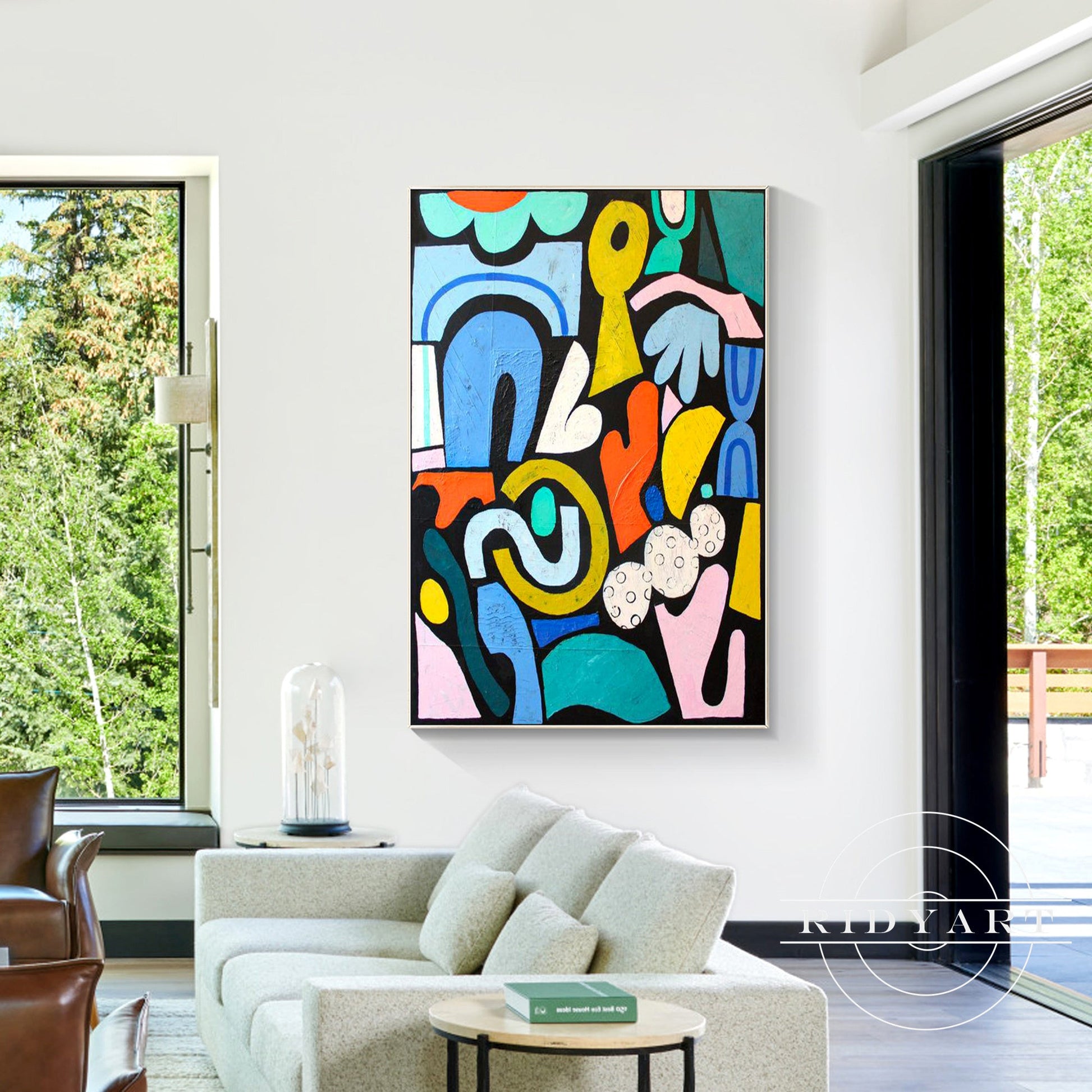 Colorful wall art