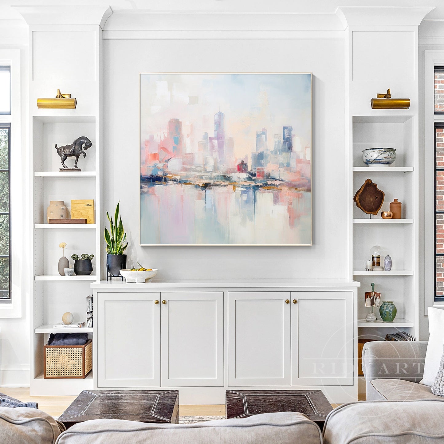 Abstract Cityscape Art