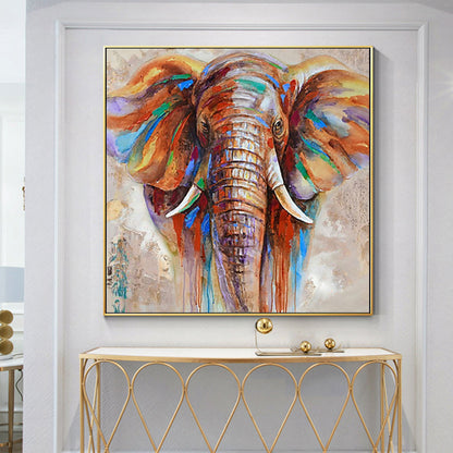 Colorful Elephant Painting