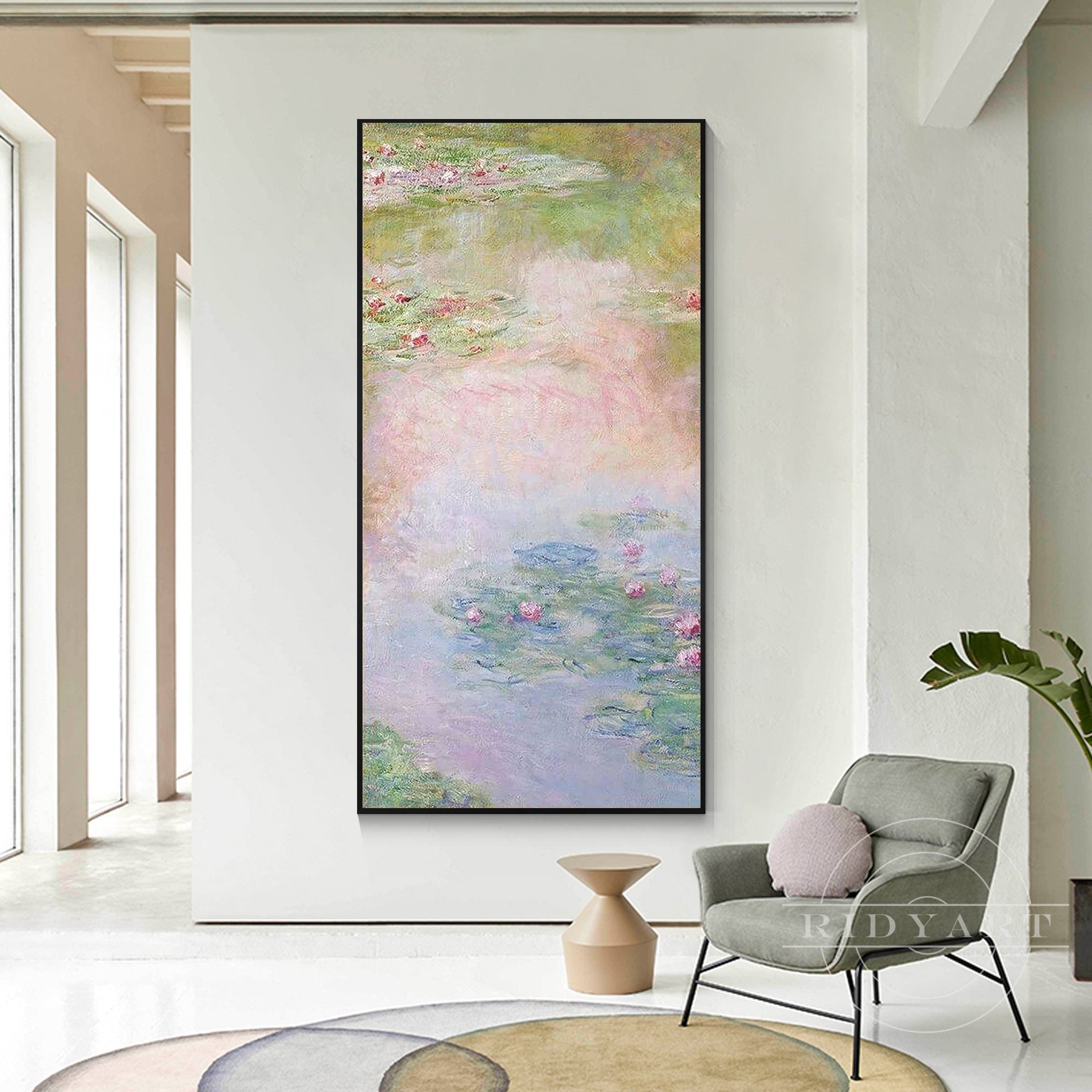 Waterlily wall art_Baus039