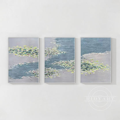 water lily wall art_0830