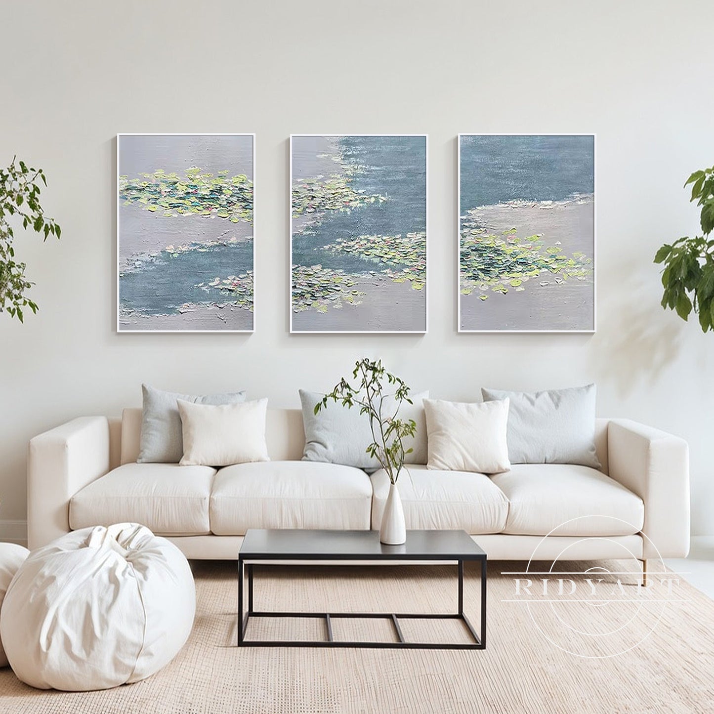 water lily wall art_0830