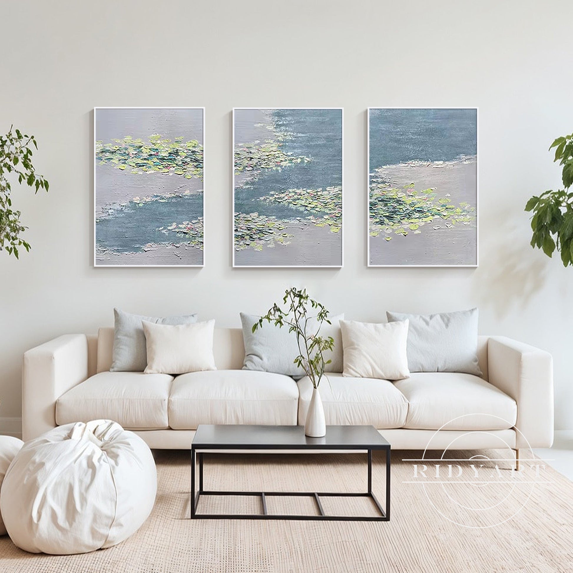 water lily wall art_0830