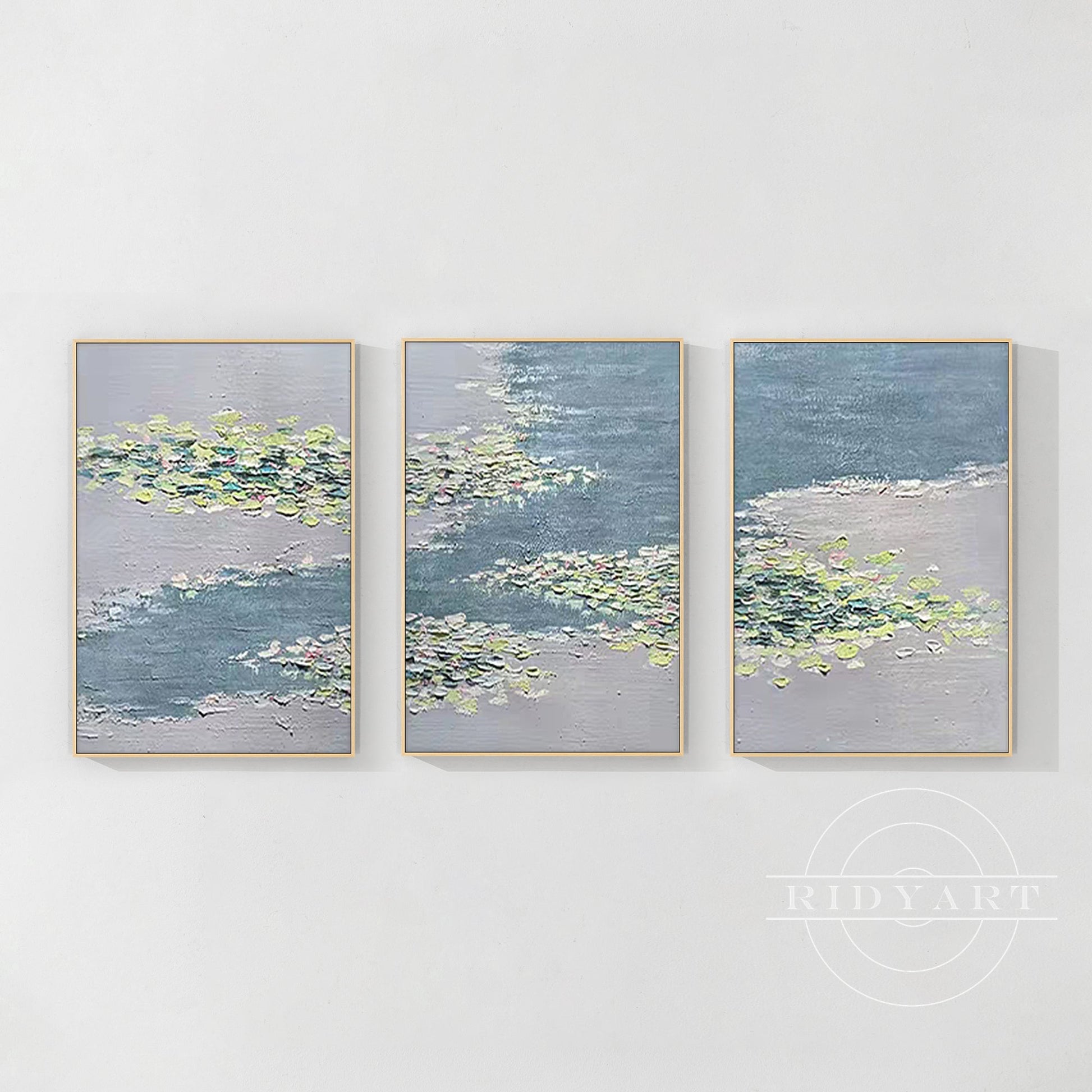 water lily wall art_0830