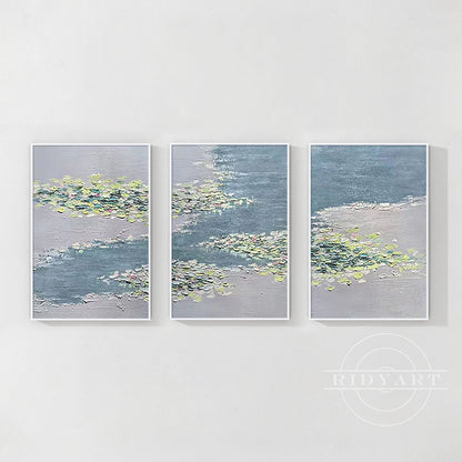 water lily wall art_0830