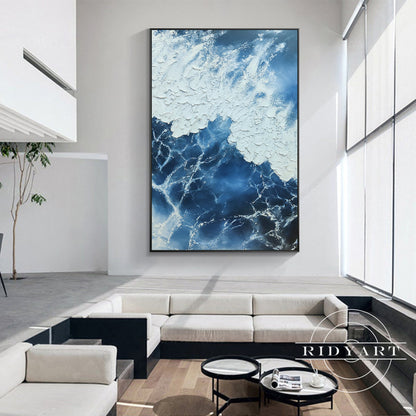 Navy Ocean wall art